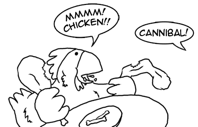 Chicken vs. Fried Chicken