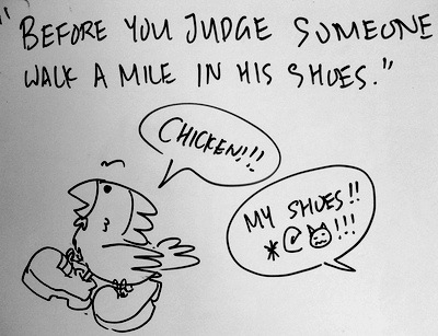 Chicken vs. Shoes