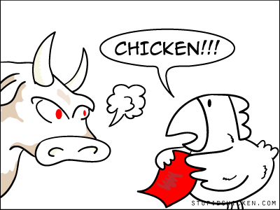 Chicken vs. Bullfight