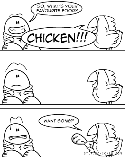 Chicken vs. Questionable Nutritional Tendencies